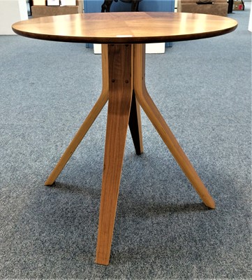 Lot 292 - A Modern Walnut Side Table, on four supports,...