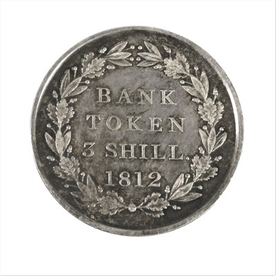 Lot 82 - George III, Bank of England Three Shillings...