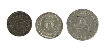 Lot 60 - 3 x Maundy Oddments, comprising: 2 x Charles...