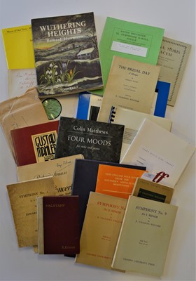 Lot 10 - Classical Music with Presentation Inscriptions...