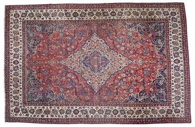 Lot 196 - Isfahan Carpet Central Iran, circa 1950 The...