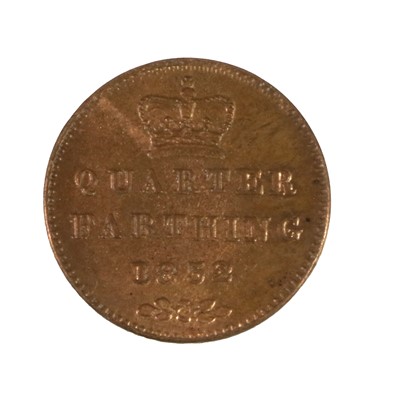 Lot 45 - Victoria, Quarter Farthing 1852 (S.3953) EF