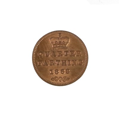Lot 47 - Victoria, Proof Copper Quarter Farthing 1868...