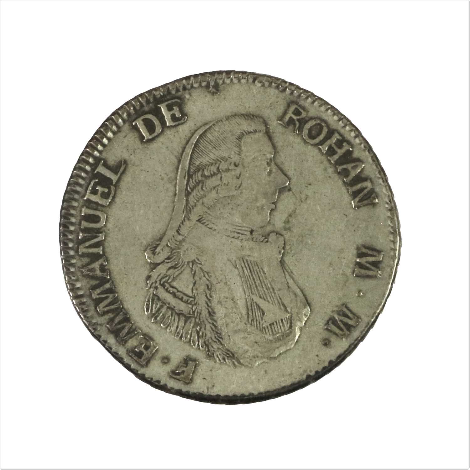 Lot 225 - Knights of Malta, De Rohan 2 Scudi 1796 (KM...