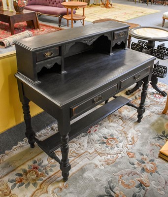 Lot 1249 - A Late Victorian Painted Side Table, the...