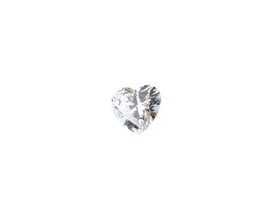 Lot 2063 - A Loose Heart Brilliant Cut Diamond weighing 0....
