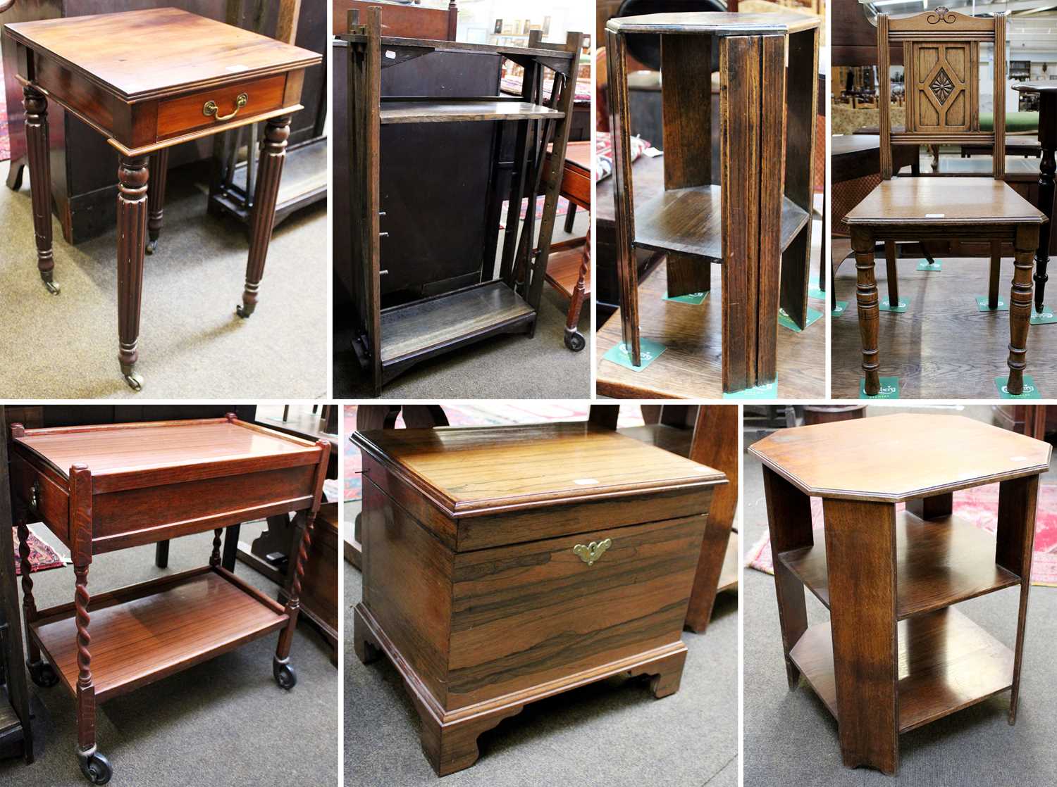 Lot 1151 - A Group of Furniture, to include three 20th...