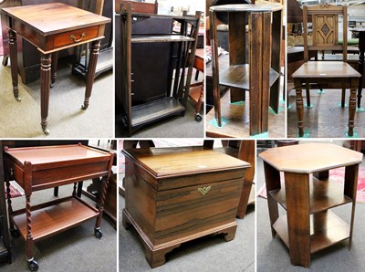 Lot 1151 - A Group of Furniture, to include three 20th...