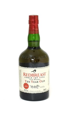 Lot 2274 - Redbreast 10 Year Old Single Pot Still Irish...