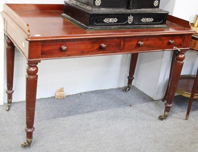 Lot 1405 - Holland & Sons: A Late Victorian Mahogany Two...