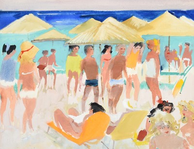 Lot 71 - Frank Archer (1912-1995) "Al Mare" Watercolour,...