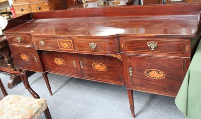 Lot 1345 - An Impressive Edwardian Mahogany Inlaid...