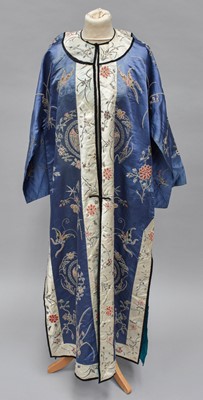 Lot 2170 - Early 20th Century Chinese Pale Blue Silk Robe,...