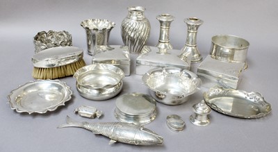 Lot 236 - A Collection of Assorted Silver and Silver...