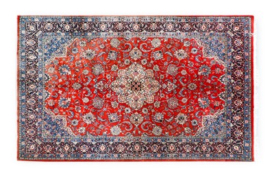 Lot 371 - Central Iranian Carpet, circa 1960 The faded...
