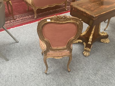 Lot 93 - A Late 19th Century Venetian Carved Giltwood...