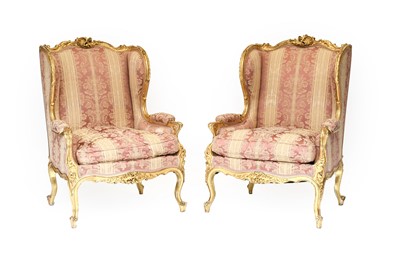 Lot 162 - A Pair of 19th Century Carved Giltwood and...