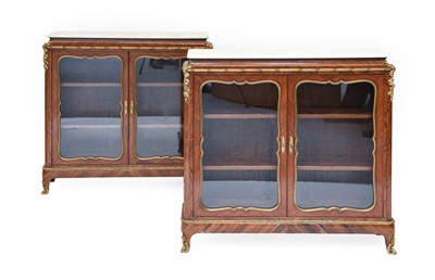 Lot 203 - A Pair of French Louis XV-Style Kingwood,...
