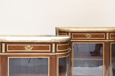 Lot 173 - A Pair of French Louis XIV-Style Mahogany and...
