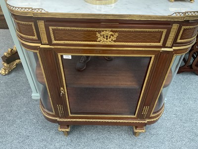 Lot 173 - A Pair of French Louis XIV-Style Mahogany and...