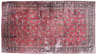 Lot 140 - Saroukh/Mahal Carpet West Iran, circa 1930 The...