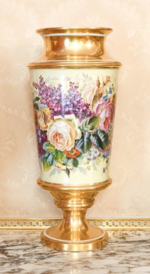 Lot 167 - A Pair of Sèvres Style Porcelain Vases, mid...
