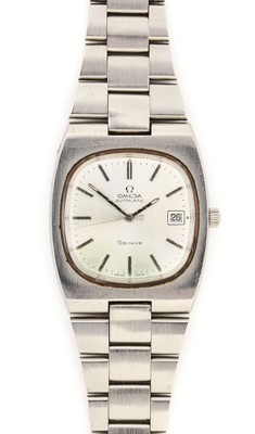 Lot 2427 - Omega: A Stainless Steel Automatic Calendar...