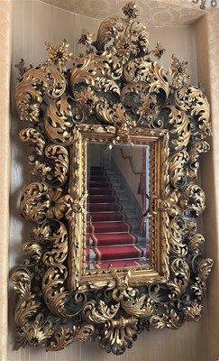 Lot 135 - A Florentine-Style Carved Giltwood and...