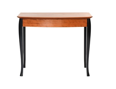 Lot 107 - A Modern Knoll Cherrywood and Ebonised...