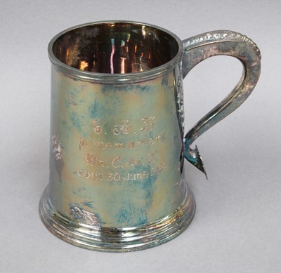 Lot 106 - An Elizabeth II Silver Mug, by White Rose...