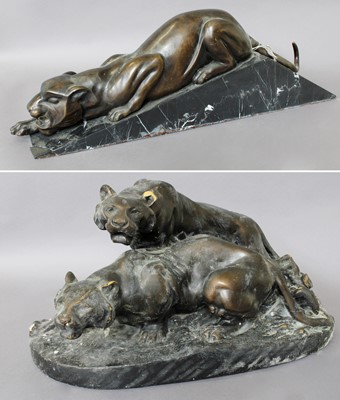 Lot 1018 - An Art Deco Style Large Bronzed Figure of a...