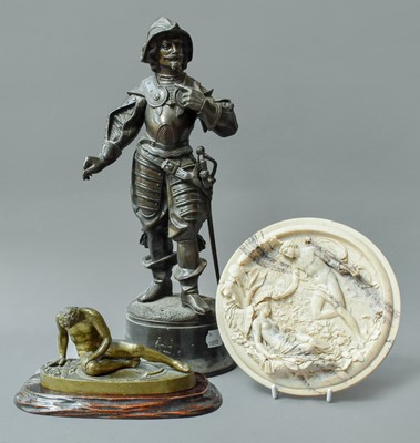 Lot 272 - A Bronze Figure of a 17th Century Spanish...