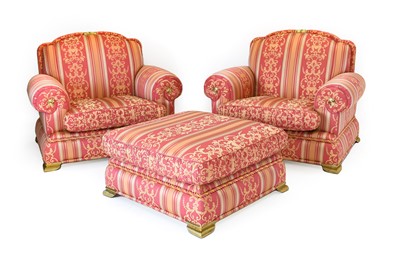 Lot 63 - F Turri: An Italian Four Piece Lounge Suite,...