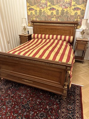 Lot 44 - A Louis XVI-Style Mahogany and Gilt...