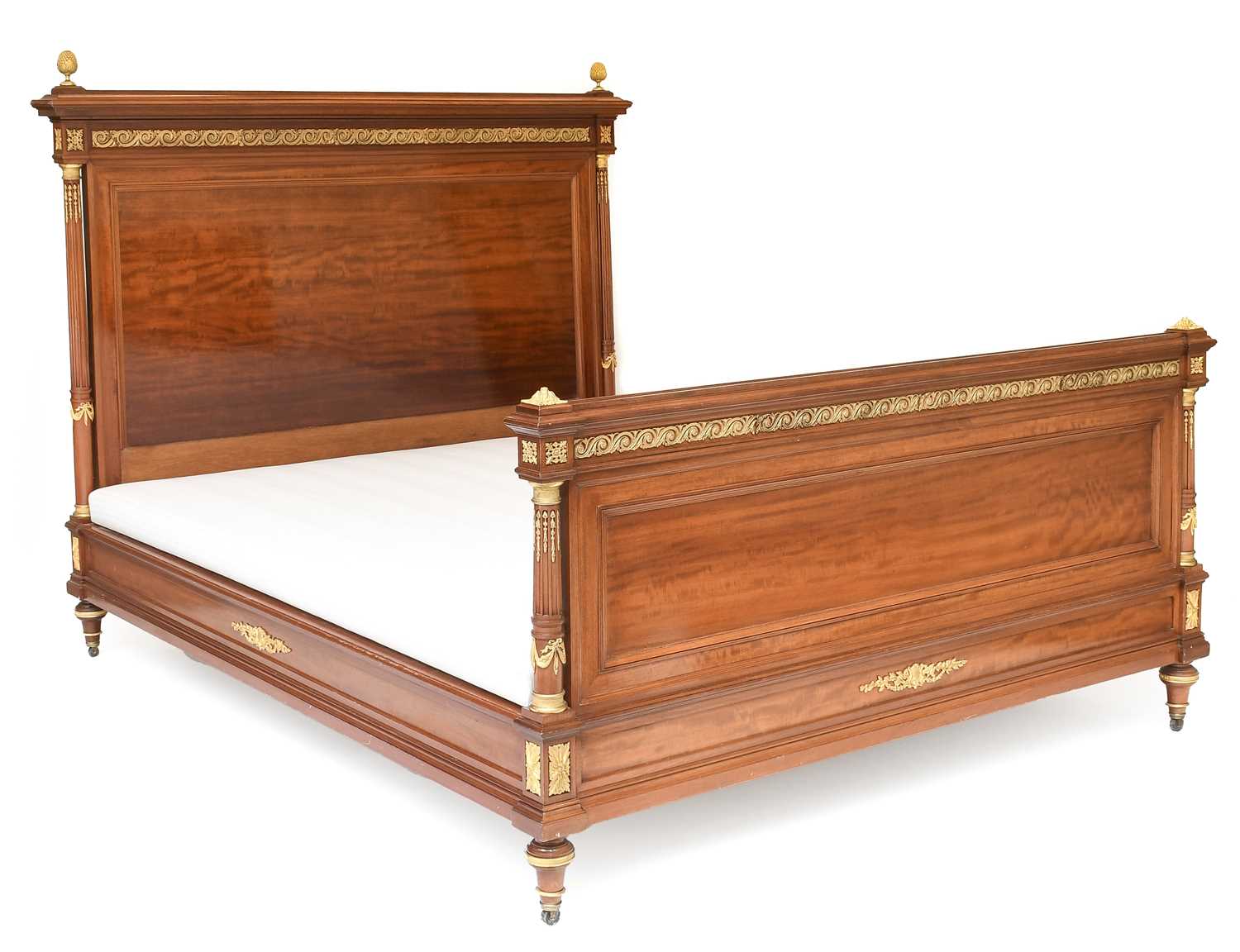 Lot 44 - A Louis XVI-Style Mahogany and Gilt...