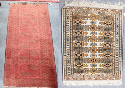 Lot 1278 - An Afghan Runner, the compartmentalised field...