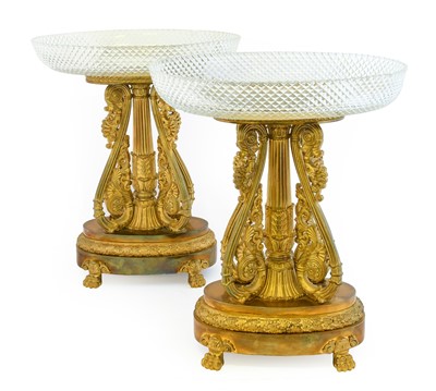 Lot 15 - A Pair of Regency Gilt and Patinated Bronze...