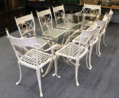 Lot 1172 - A Set of Reproduction Metal Garden Furniture,...