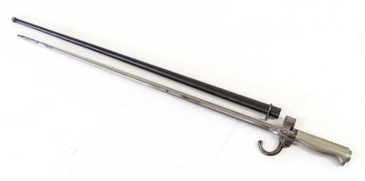 Lot 194 - A French M1886 Lebel Bayonet, with 52cm...