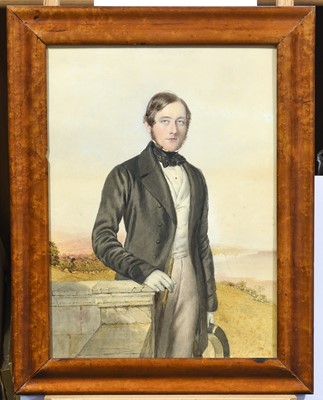 Lot 327 - William Drummond (fl.1800-1850) Portrait of...