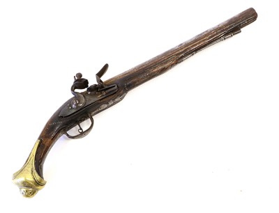 Lot 290 - An 18th Century Continental Flintlock Holster...