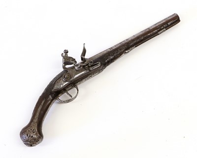 Lot 293 - An 18th Century Continental Flintlock Holster...