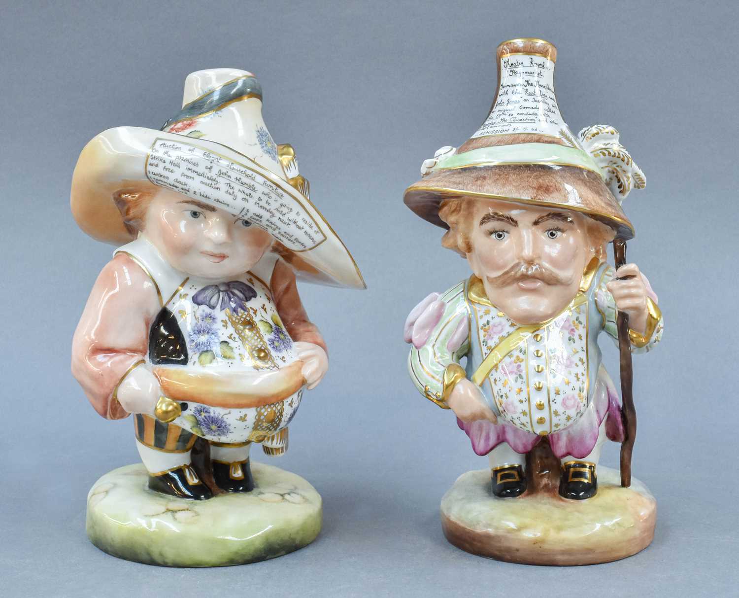 Lot 317 - Two Royal Crown Derby Mansion House Dwarves,...