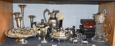 Lot 228 - A Quantity of Silver Plate Items, including a...