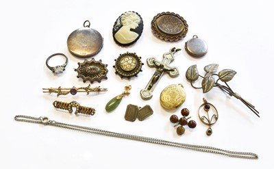 Lot 154 - A Quantity of Jewellery, including a seed...