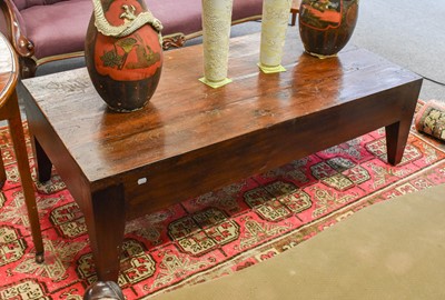 Lot 1187 - A 20th Century Oak Coffee Table, fitted with...