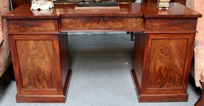 Lot 1423 - A Mid 19th Century Mahogany Inverted...