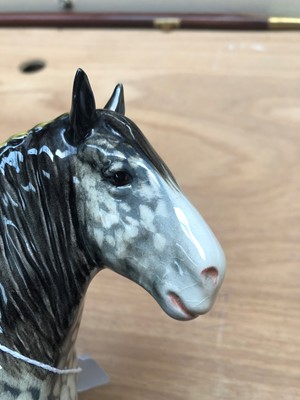 Lot 130 - Beswick Shire Mare, model No. 818, rocking...