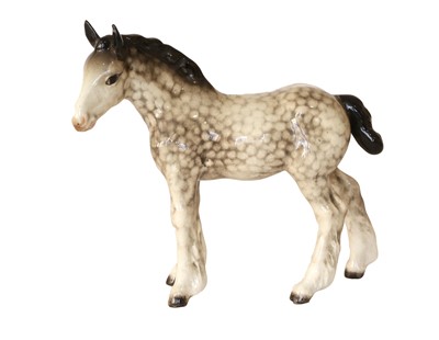 Lot 129 - Beswick Shire Foal (Small), model No. 1053,...