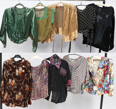 Lot 2017 - Circa 1920s and Later Shirts and Tops,...
